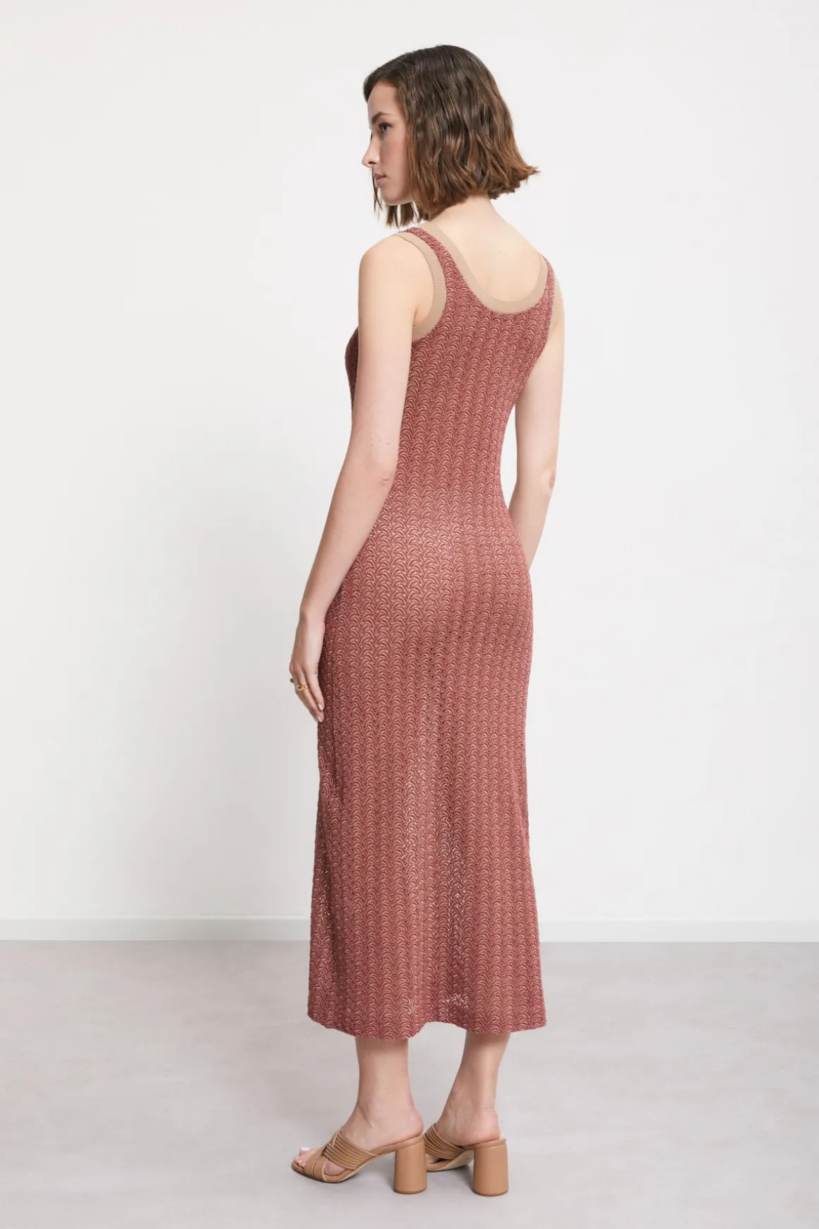 Robe longue en coton