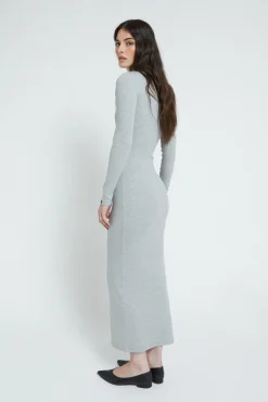 Robe longue en coton modal