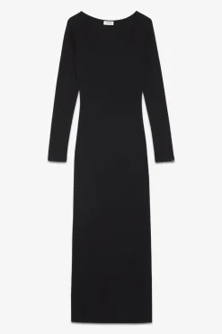Robe longue en coton modal