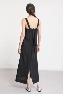 Robe longue en lin