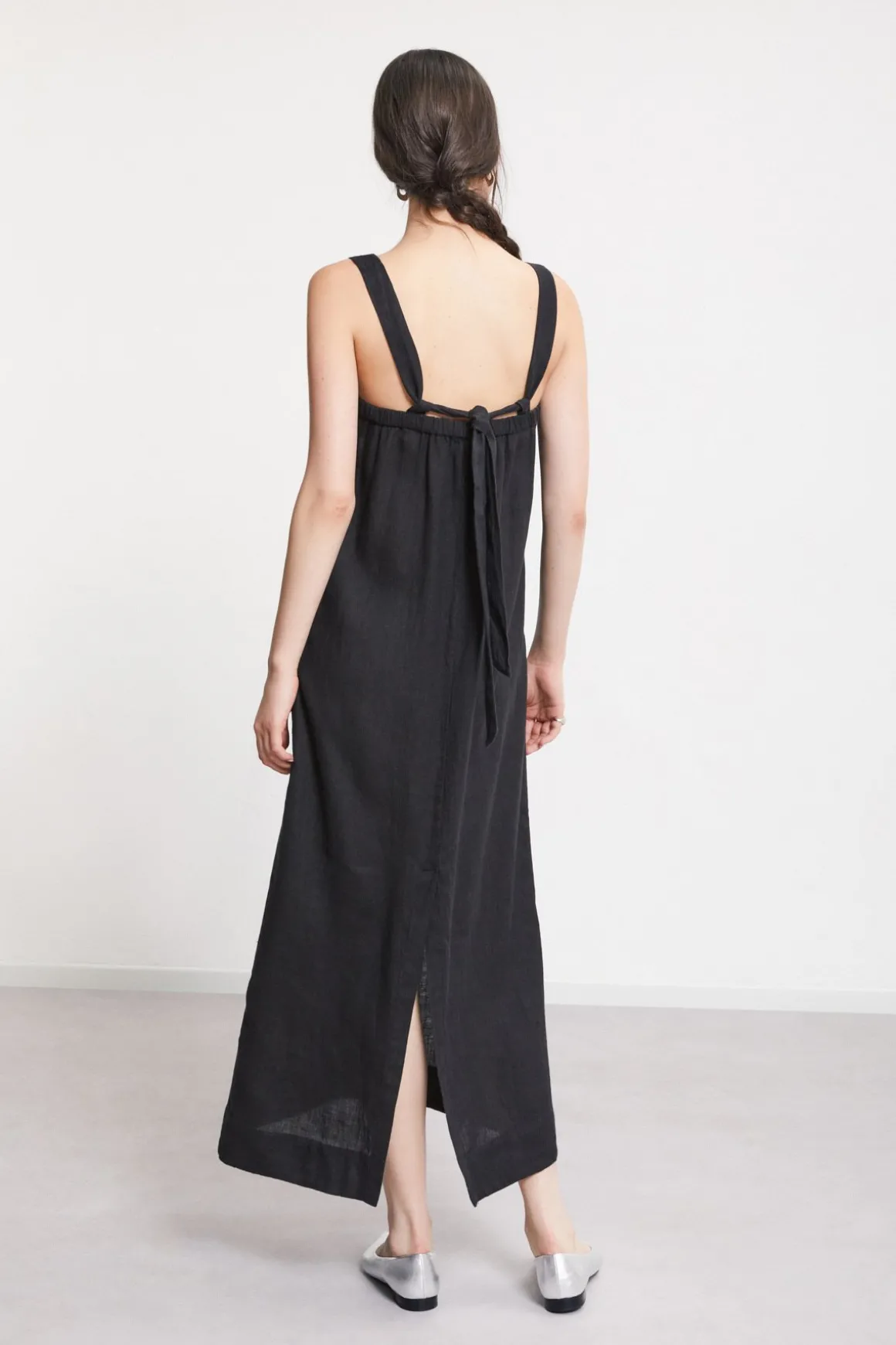 Robe longue en lin