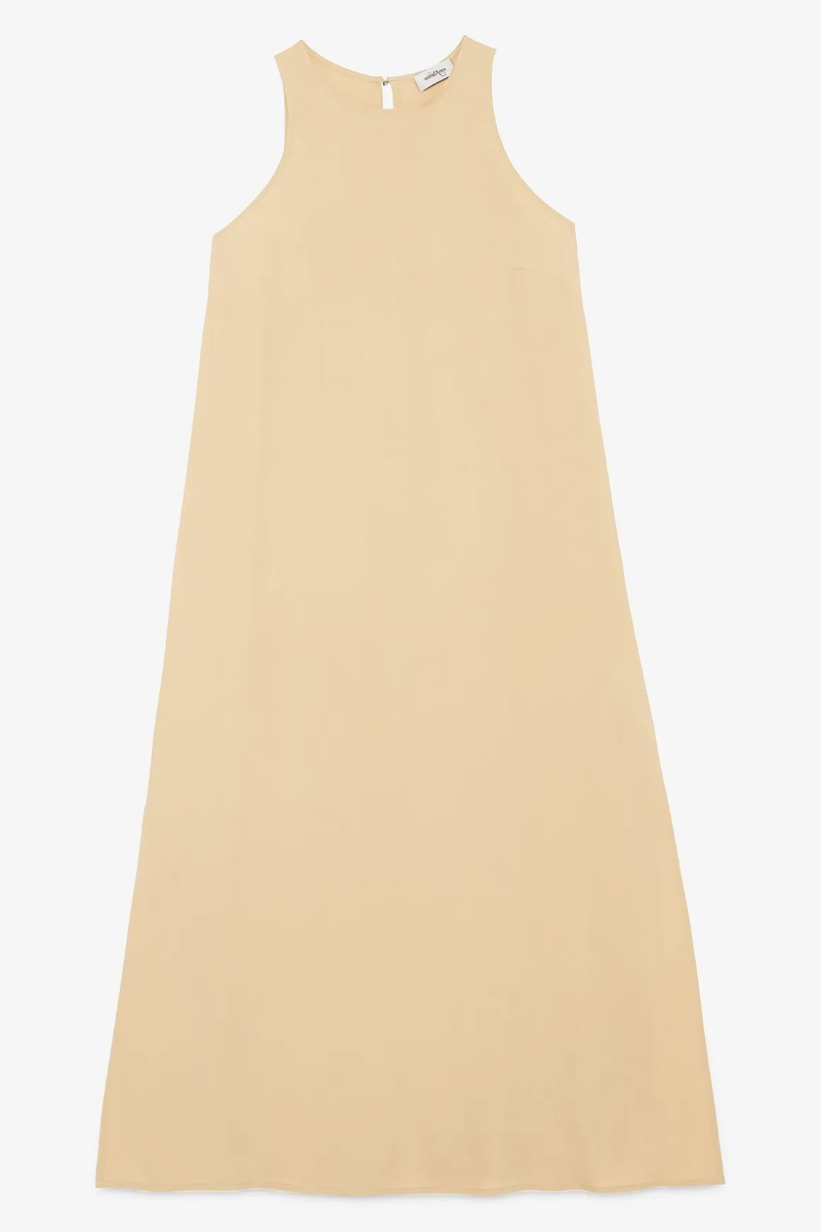 Robe longue en soie mélangée