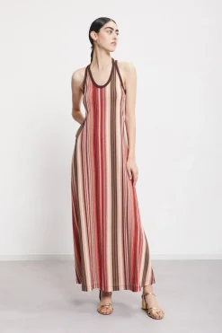 Robe longue en tricot