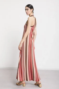 Robe longue en tricot