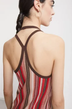 Robe longue en tricot
