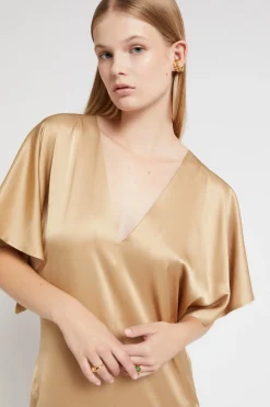 Robe longue en viscose