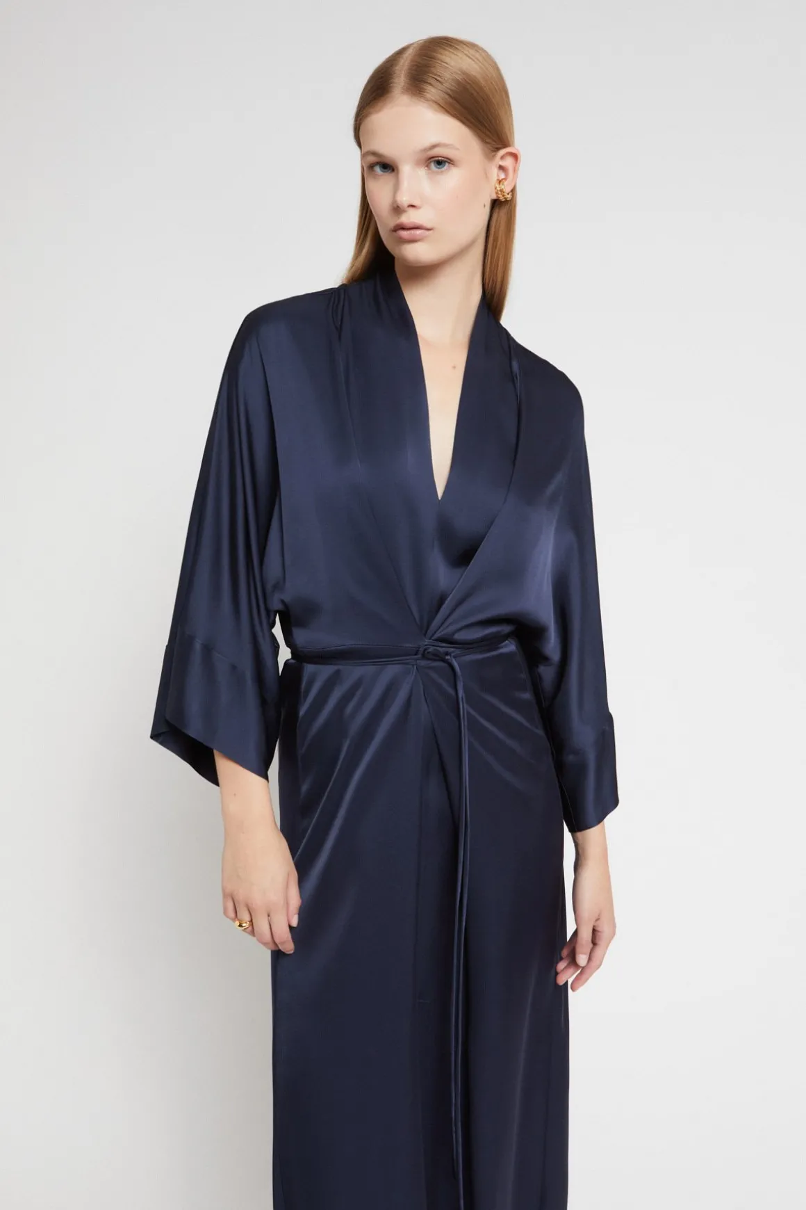 Robe longue en viscose