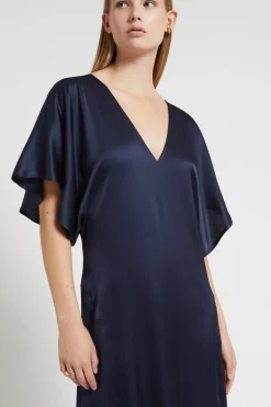 Robe longue en viscose