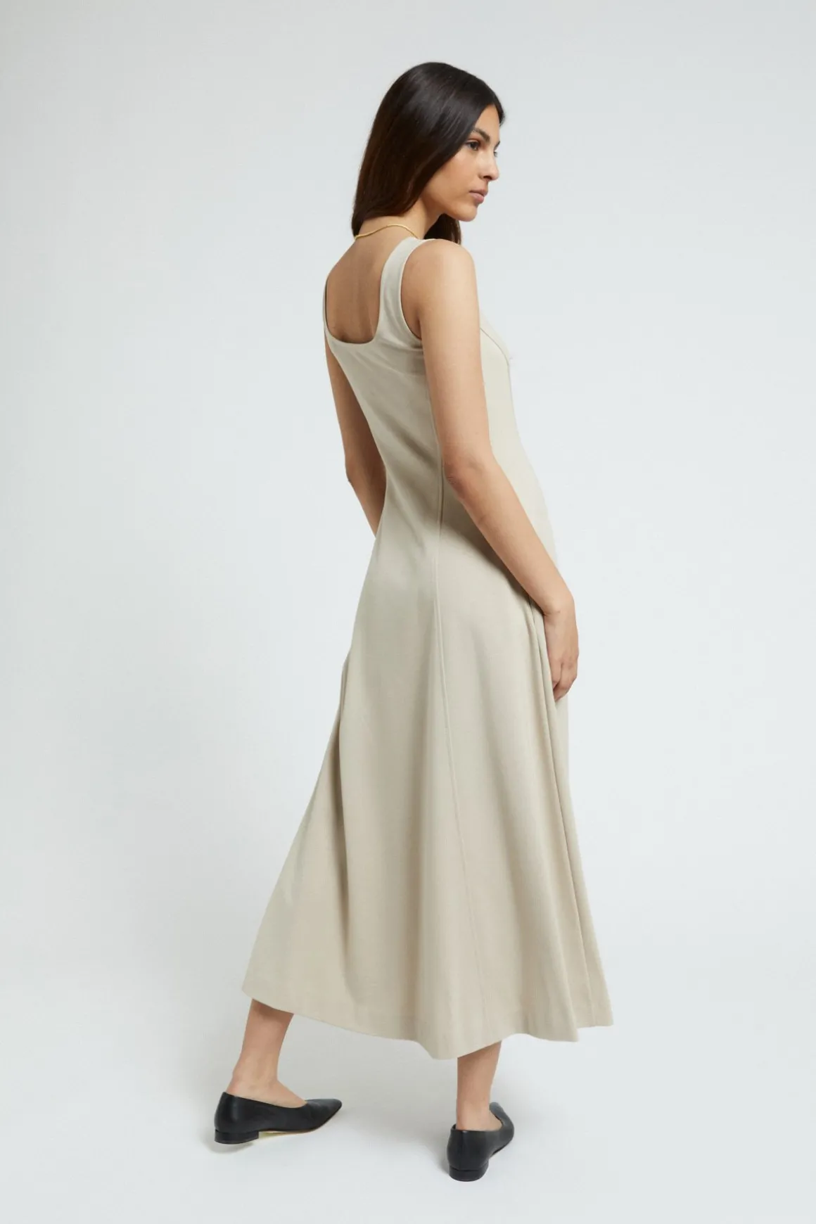 Robe longue en viscose