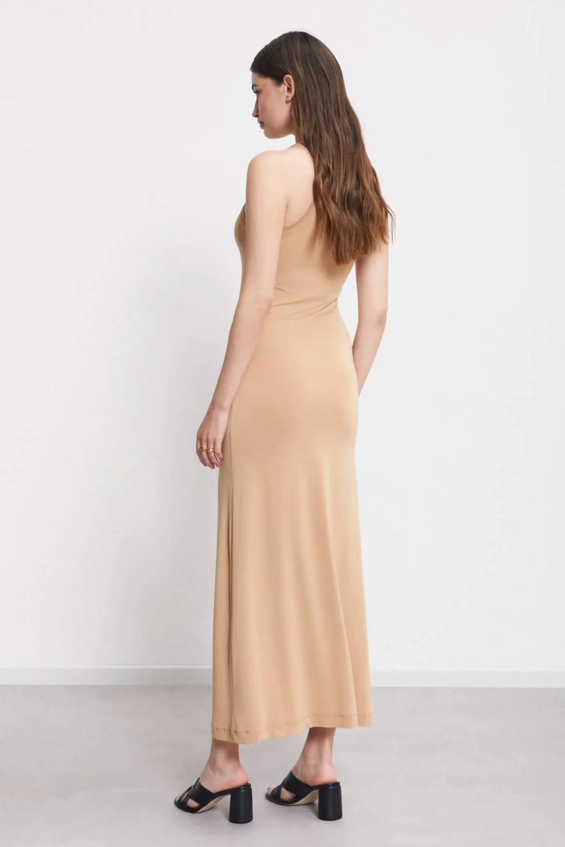Robe longue élastique