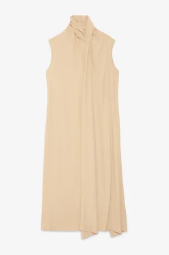 Robe midi avec écharpe