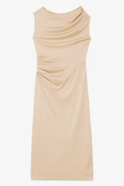 Robe midi en jersey