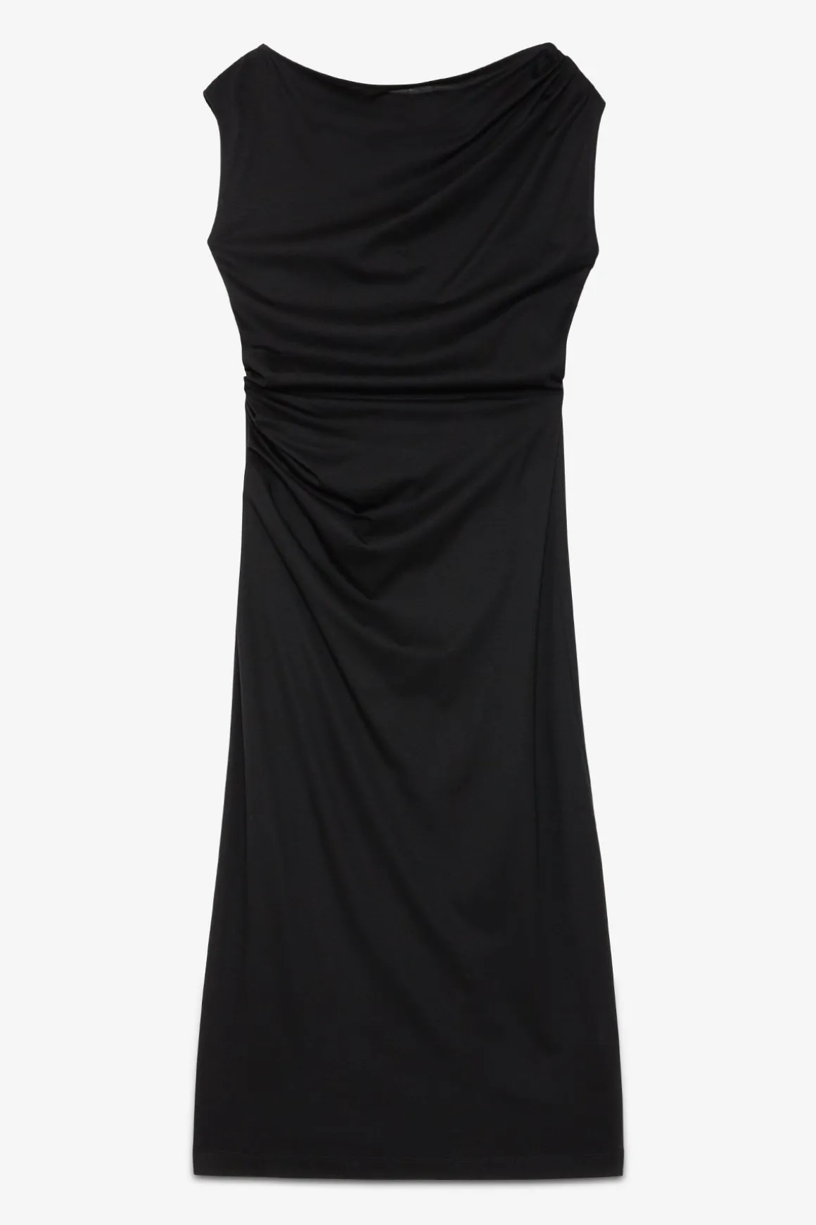 Robe midi en jersey