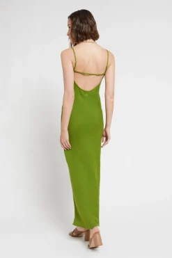 Robe style lingerie en lin
