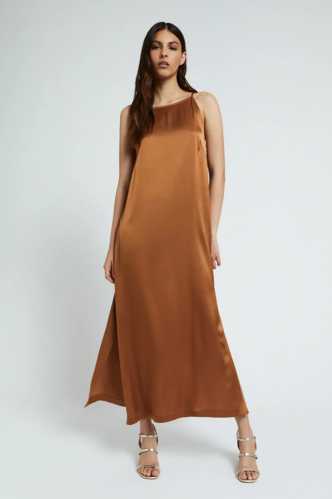 Robe style lingerie en viscose
