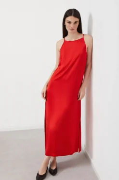 Robe style lingerie en viscose