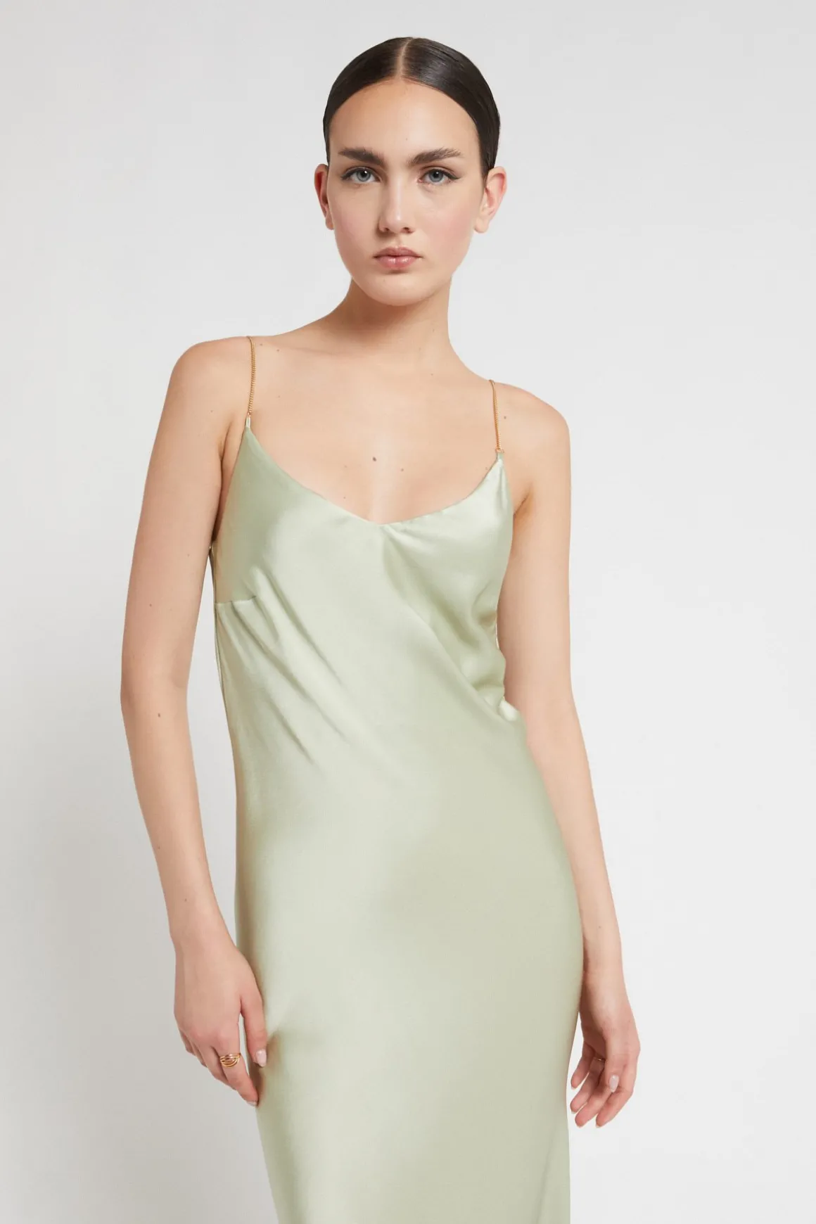Robe style lingerie en viscose