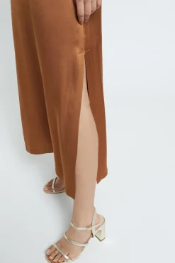 Robe style lingerie en viscose