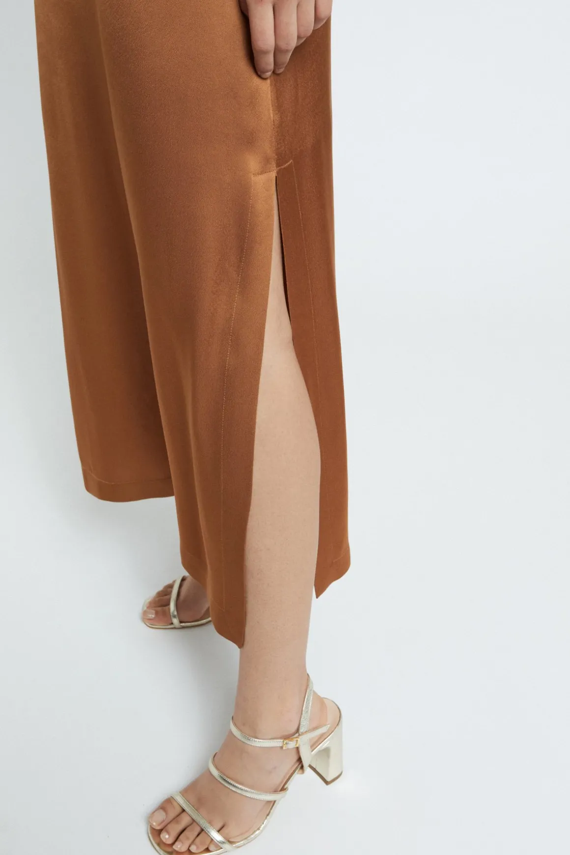 Robe style lingerie en viscose