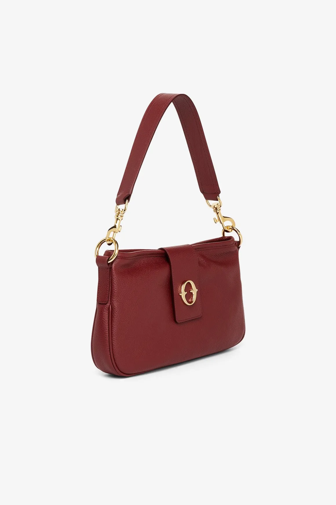Sac baguette en cuir
