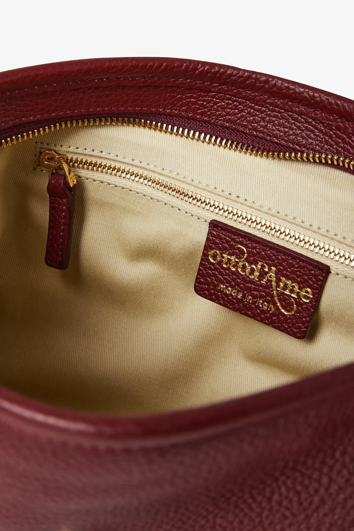Sac baguette en cuir