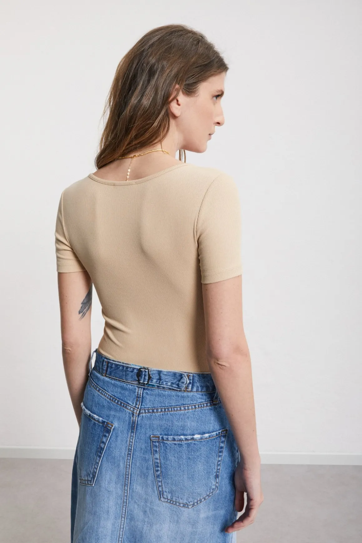 Tee Shirt en coton modal
