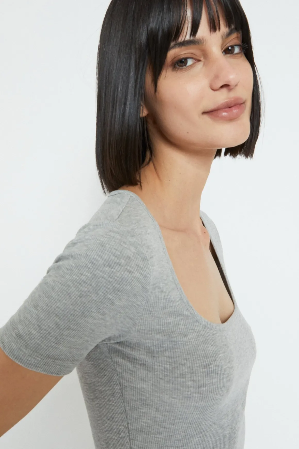 Tee Shirt en coton modal