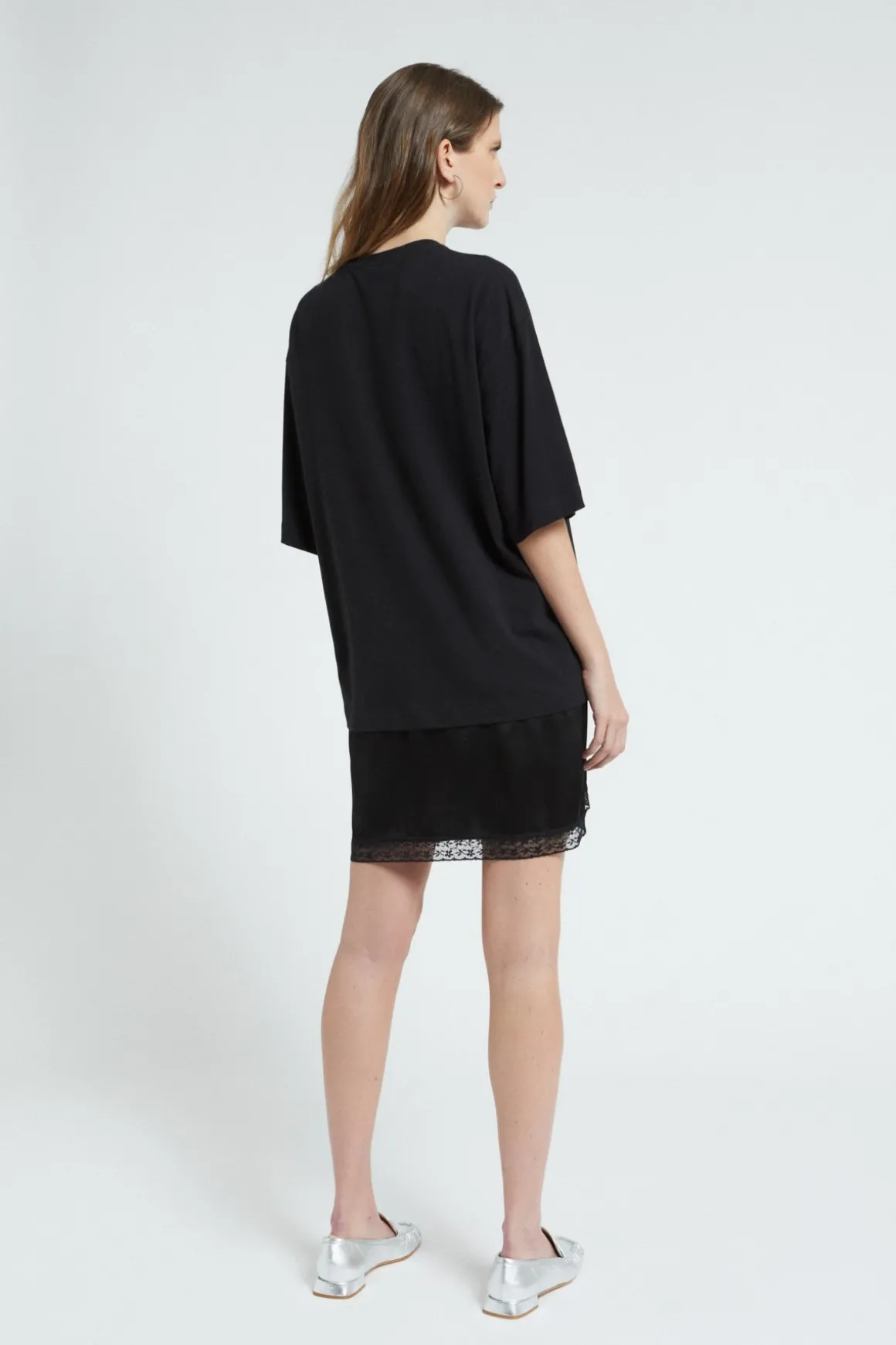 Tee Shirt over size en coton