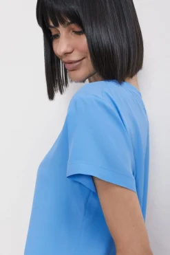 Tee-Shirt en soie mélangée