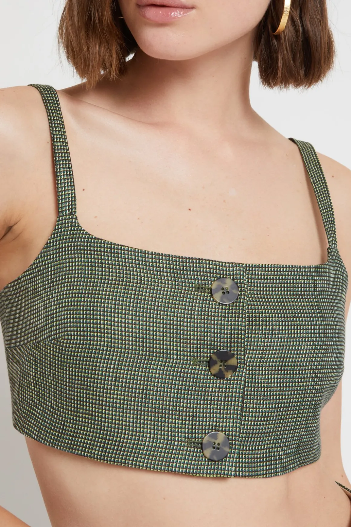 Top bandeau en lin