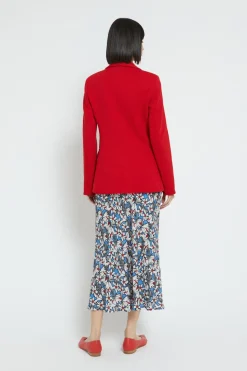 Veste 1 bouton en coton