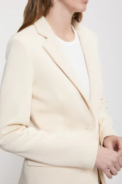 Veste 1 bouton en coton