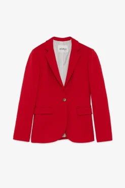 Veste 1 bouton en coton