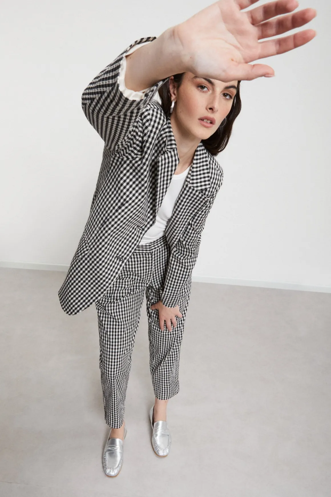 Veste 2 boutons en coton