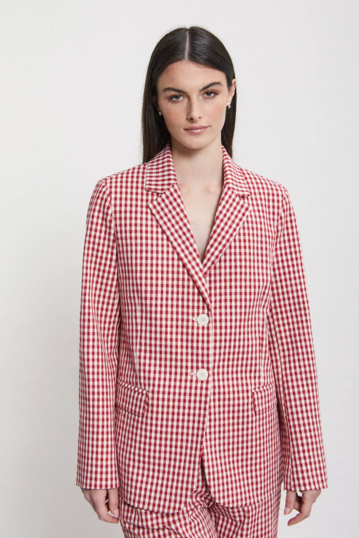 Veste 2 boutons en coton