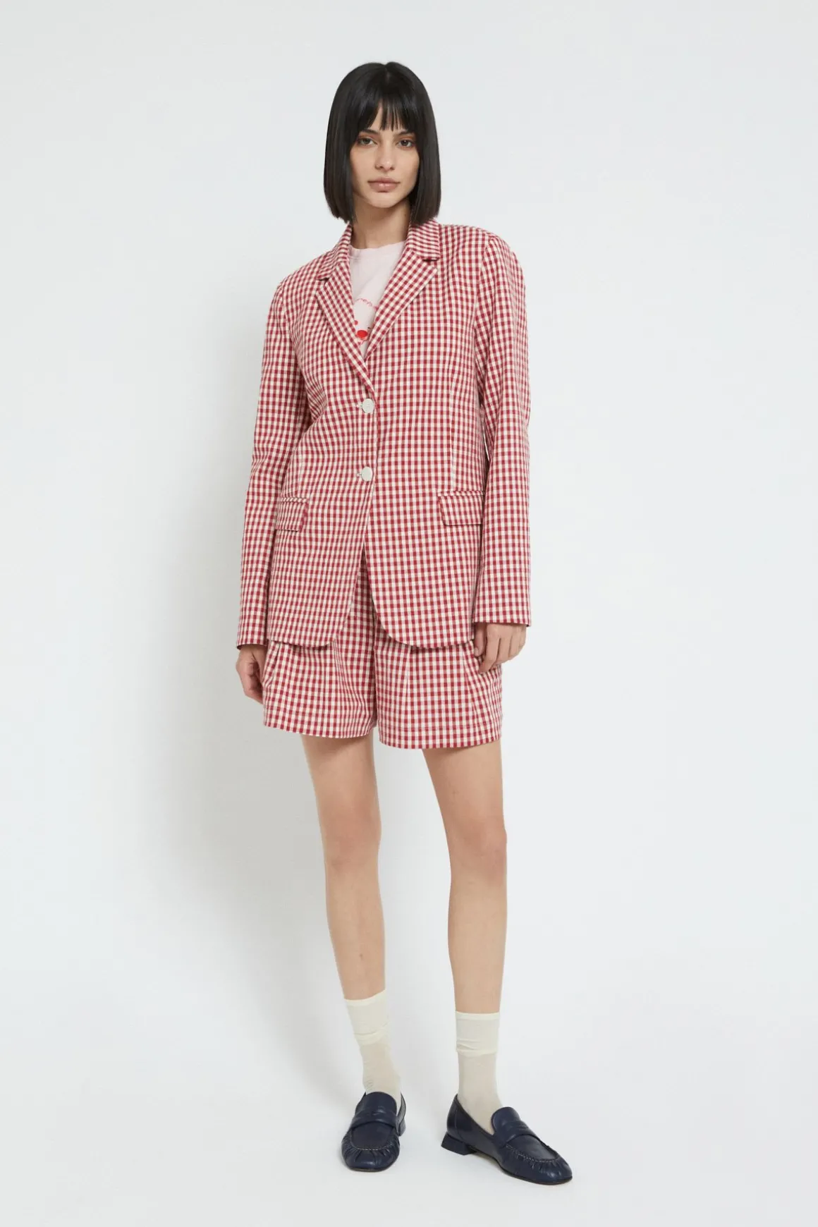 Veste 2 boutons en coton
