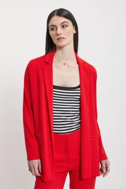 Veste blazer sans boutons
