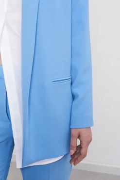 Veste blazer sans boutons