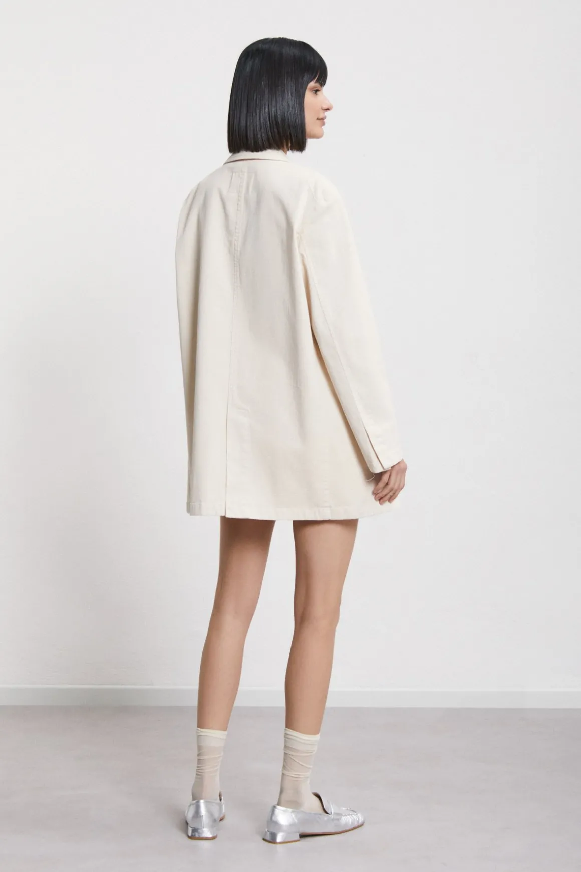 Veste croisée en coton
