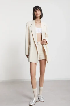 Veste croisée en coton