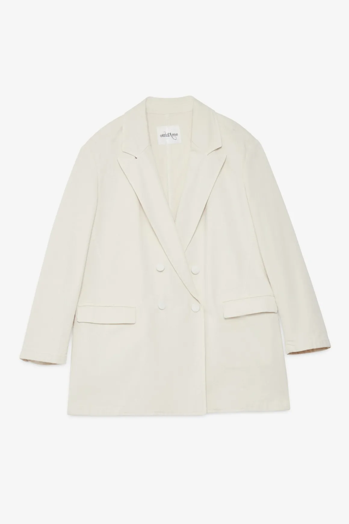 Veste croisée en coton