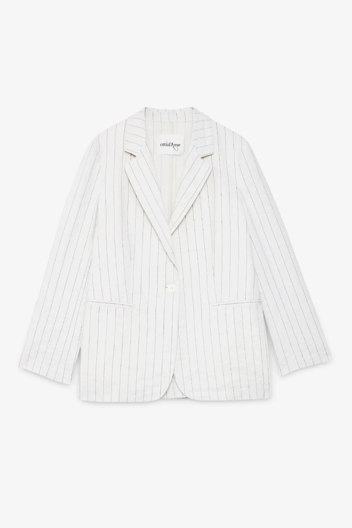 Veste en coton froissé