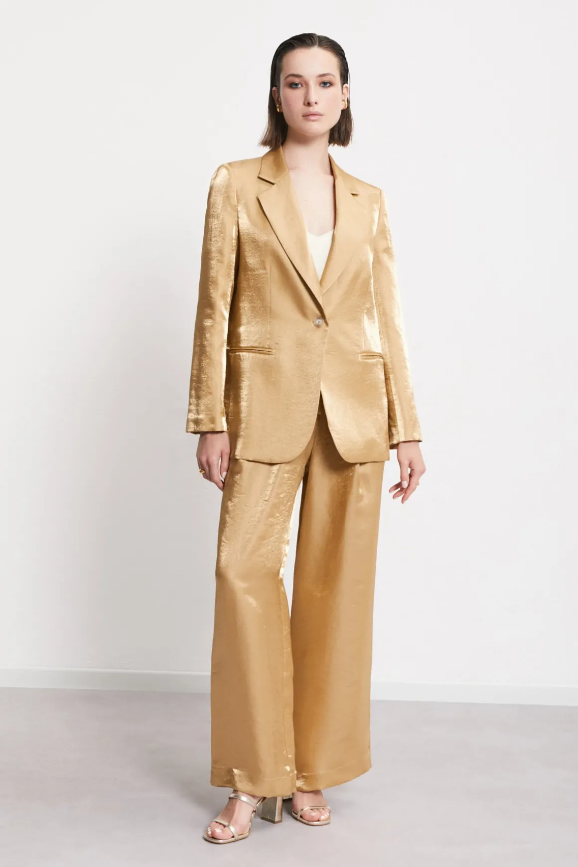 Veste en viscose et lin