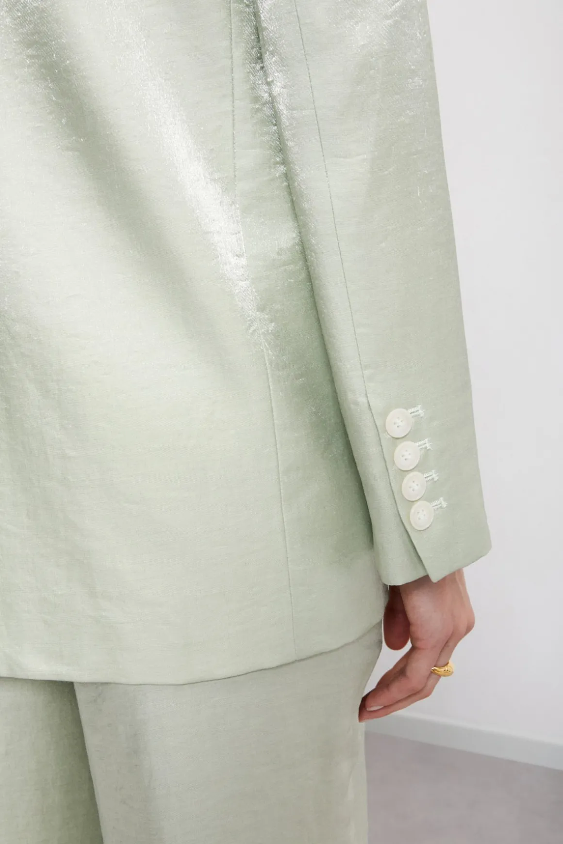Veste en viscose et lin