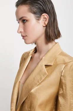 Veste en viscose et lin