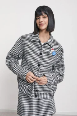 Veste imprimé vichy