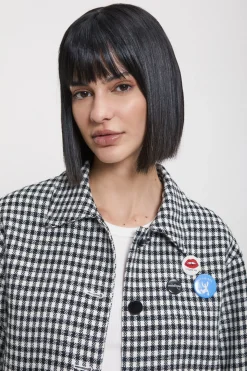Veste imprimé vichy