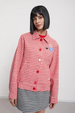 Veste imprimé vichy