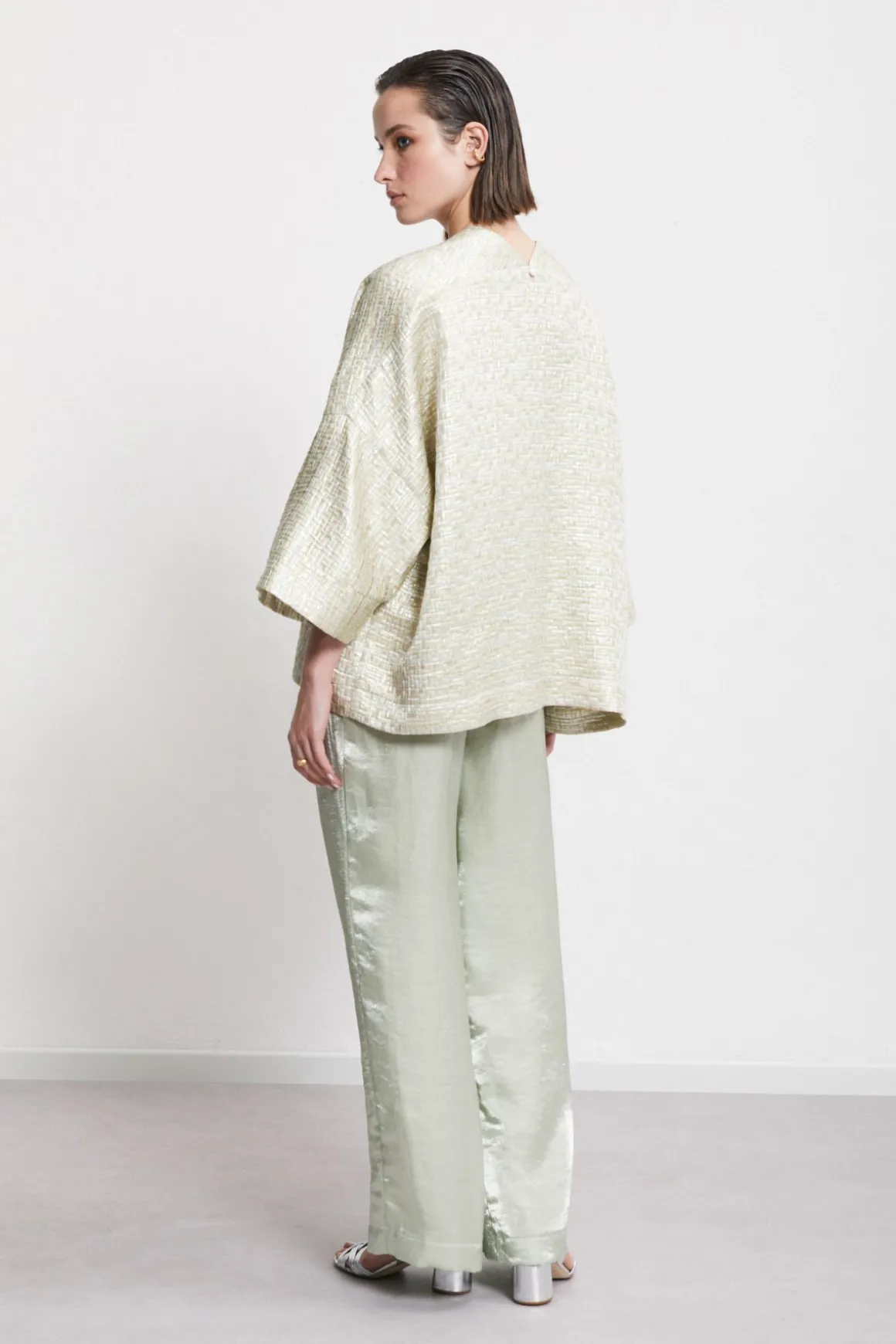Veste kimono en coton