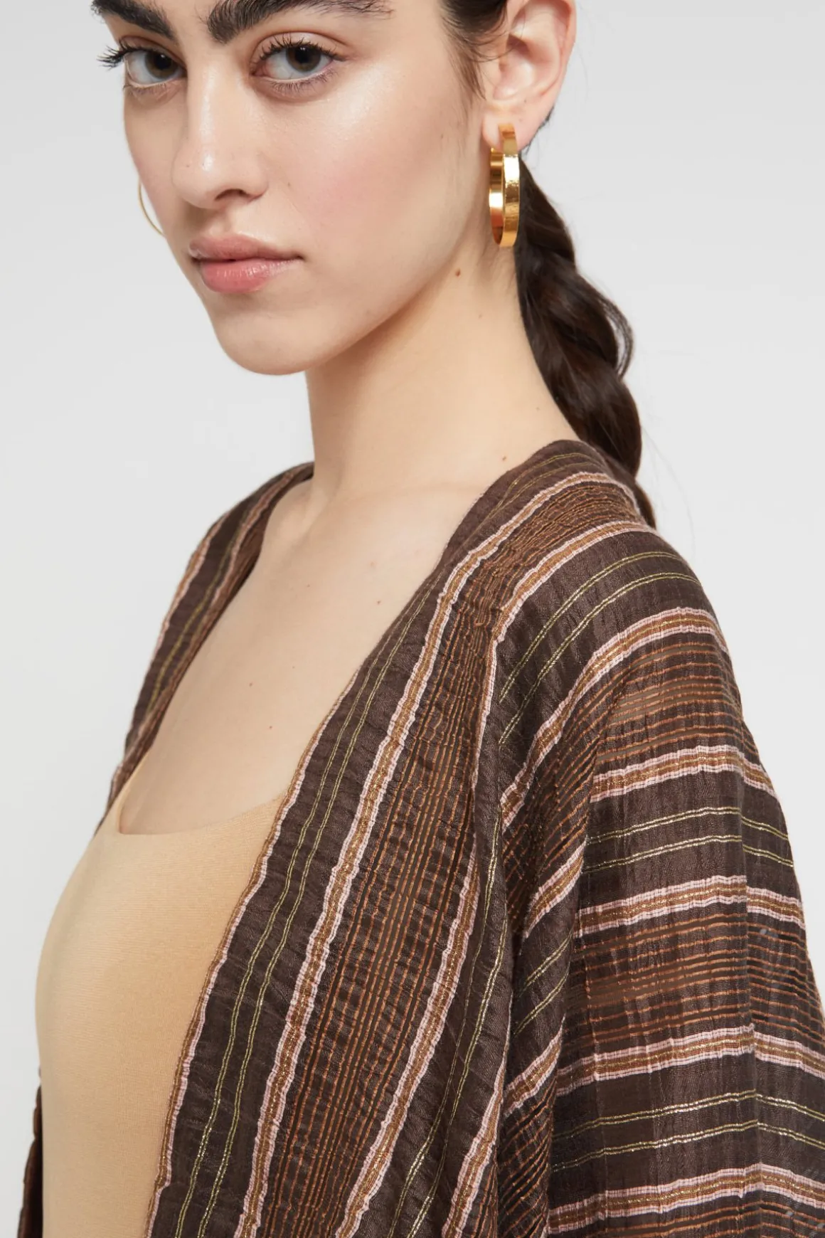 Veste kimono en lin